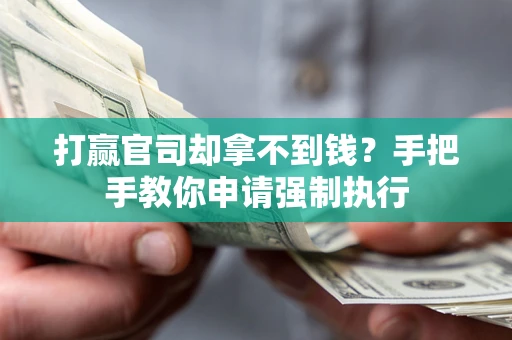 武汉打赢官司却拿不到钱？手把手教你申请强制执行