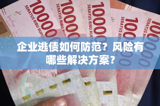 武汉企业逃债如何防范？风险有哪些解决方案？