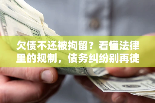 武汉欠债不还被拘留？看懂法律里的规制，债务纠纷别再徒劳奔波