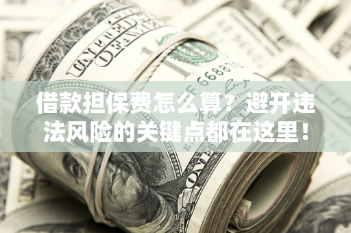 武汉借款担保费怎么算？避开违法风险的关键点都在这里！