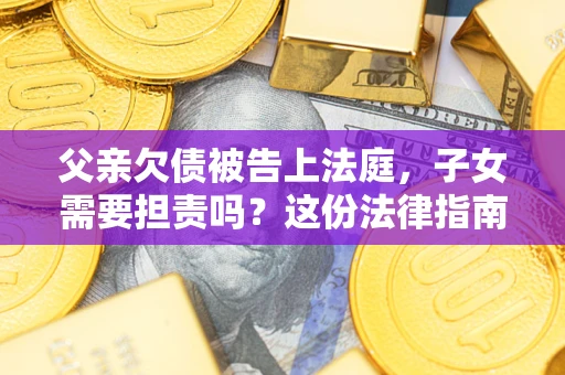 武汉父亲欠债被告上法庭，子女需要担责吗？这份法律指南必须看完