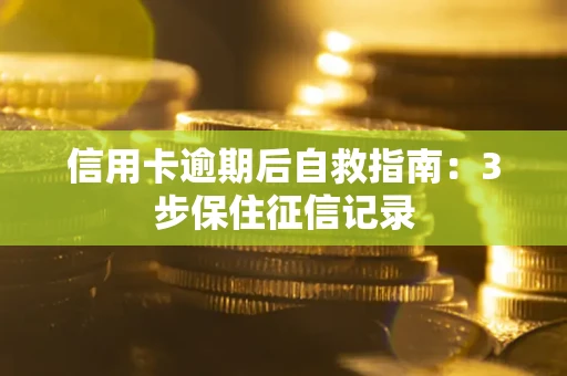 武汉信用卡逾期后自救指南：3步保住征信记录
