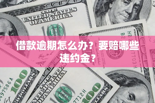 武汉借款逾期怎么办？要赔哪些违约金？