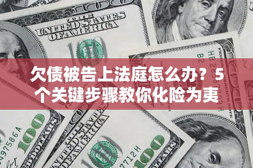 武汉欠债被告上法庭怎么办？5个关键步骤教你化险为夷